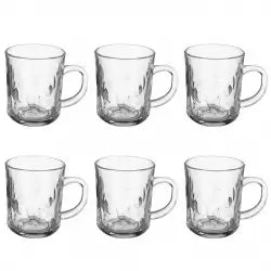 طقم مجات بيلنك ماكس، 6 قطع، 230 مل - شفاف