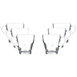 طقم مجات بلينك ماكس، 6 قطع، 260 مل - شفاف