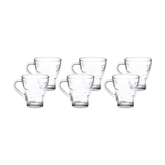 طقم مجات بلانك ماكس، 6 قطع، 260 مل - شفاف