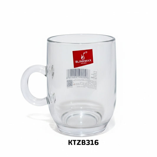 بلانك مكس طقم مج 6 ق زجاج مقاس 195 ml