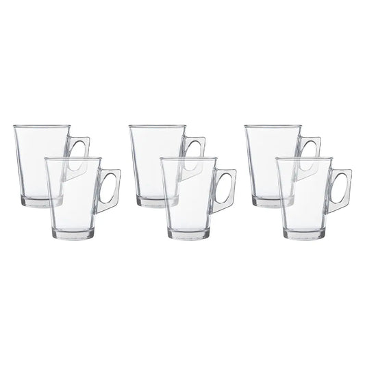 طقم مجات بلانك ماكس، 6 قطع، 130 مل - شفاف