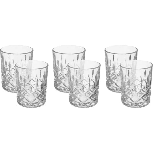 طقم اكواب زجاج بلينك ماكس، 6 قطع، 350 مل - شفاف