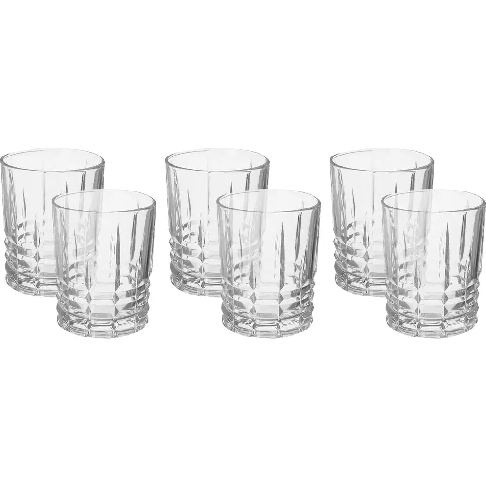 طقم اكواب زجاج بلينك ماكس، 6 قطع، 350 مل - شفاف