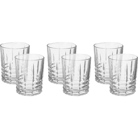 طقم اكواب زجاج بلينك ماكس، 6 قطع، 350 مل - شفاف