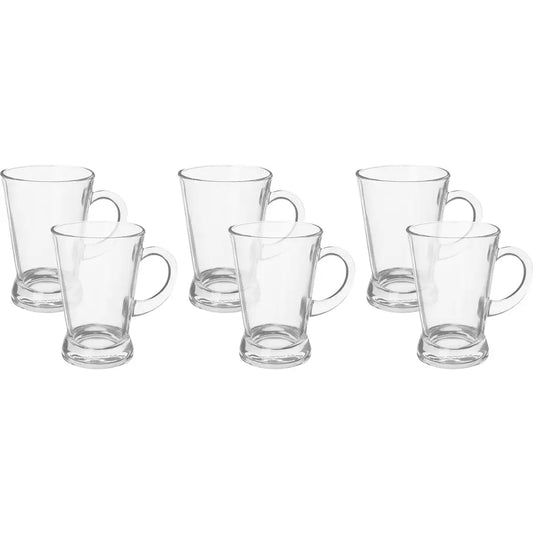 طقم مجات زجاج بلينك ماكس، 6 قطع، 165 مل - شفاف