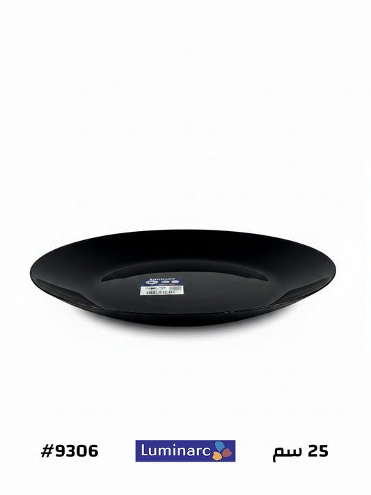 طبق مسطح اركوبال فرنساوي 25سم اسود