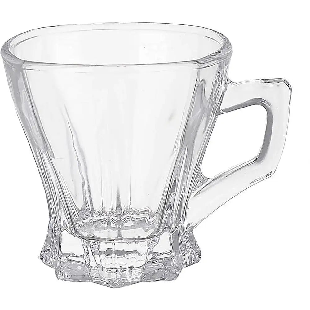 طقم اكواب شاي زجاج بلينك ماكس، 6 قطع، 160 مل - شفاف