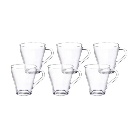 طقم مجات بلينك ماكس، 6 قطع، 260 مل - شفاف