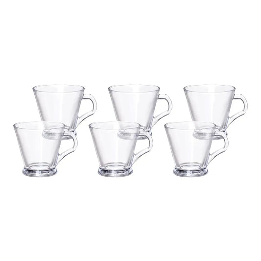 طقم مجات بلينك ماكس، 175 مل، 6 قطع - شفاف