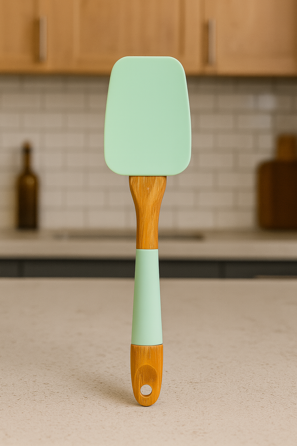 سباتولا فرد الكريمة بيد خشب في سيليكون
